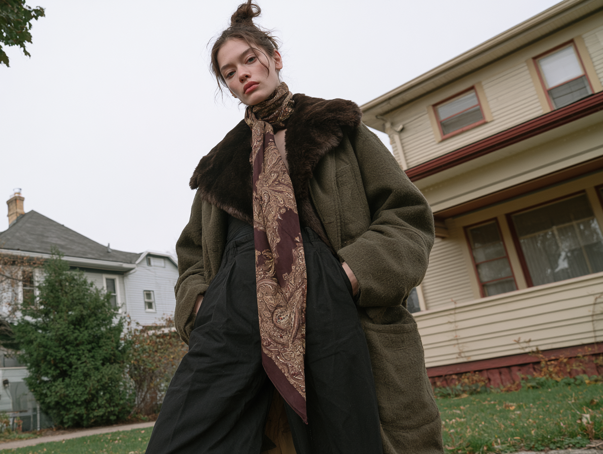 8 Dark Boho Winter Outfits Built From Thrifted Layers