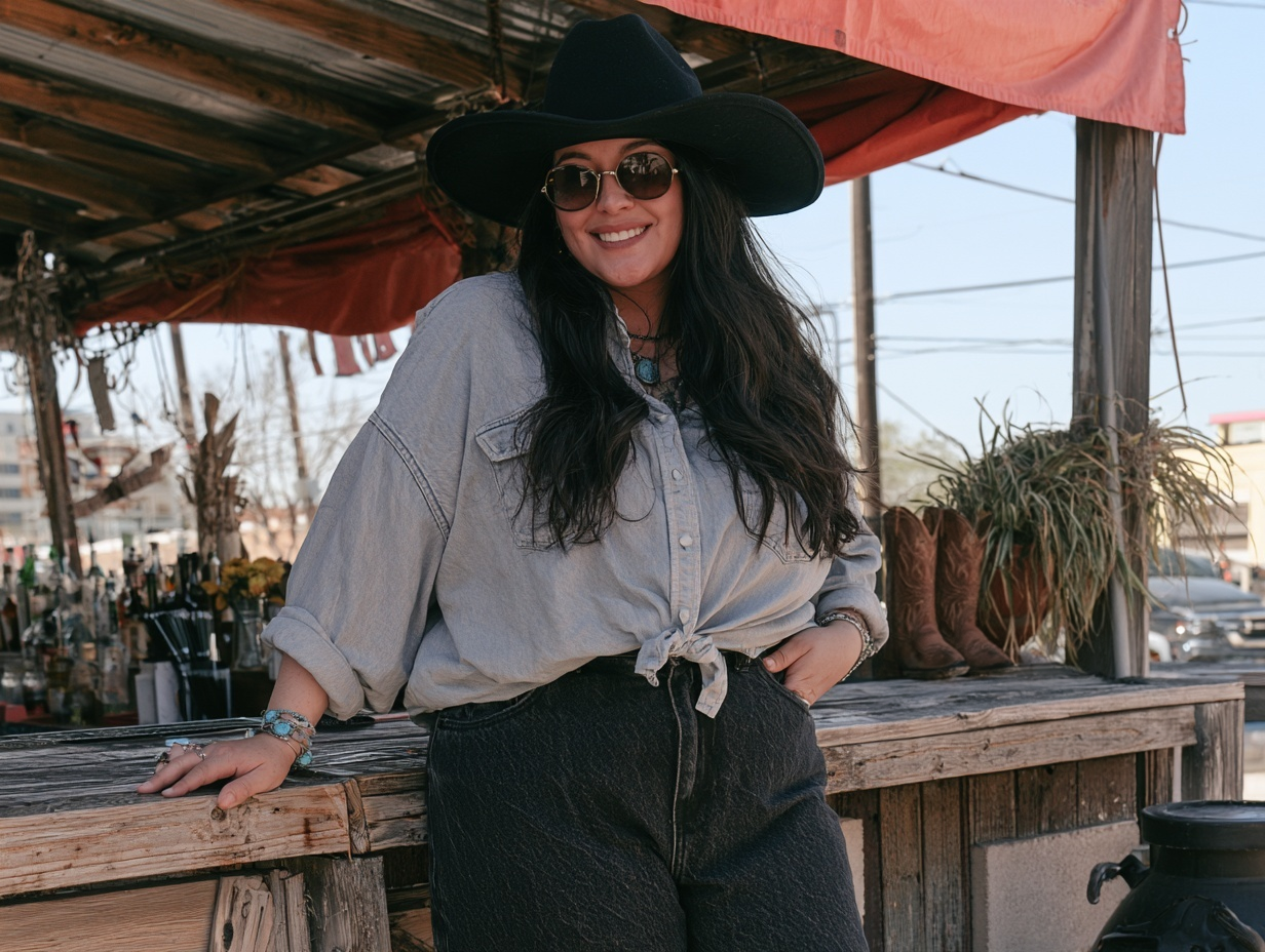 7 Affordable Plus Size Cowgirl Party Outfits